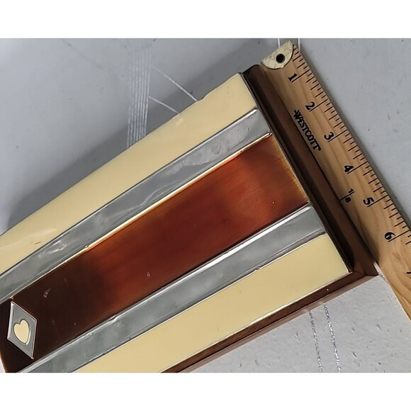 RARE Dal Negro Treviso - Playing Card Game Poker Set w/ Unique Enamel Top! - Picture 16 of 16